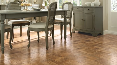 Karndean Art Select Blond Oak Parquet Dining Room