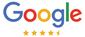 Google reviews - four and a half Stars