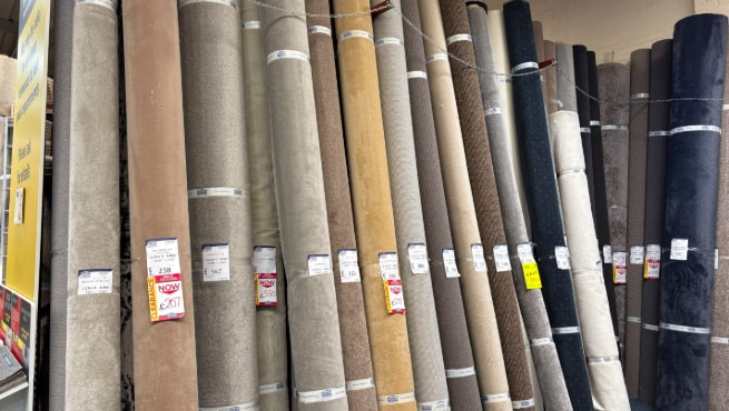 stock carpet flooring
