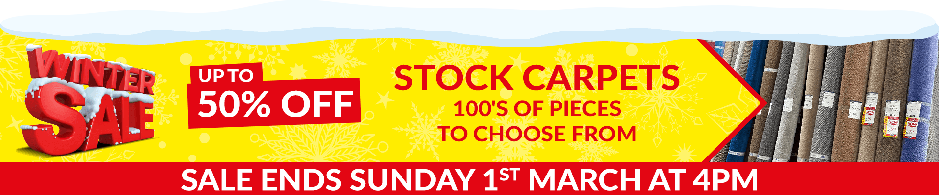 Stock Carpet - Winter Sale