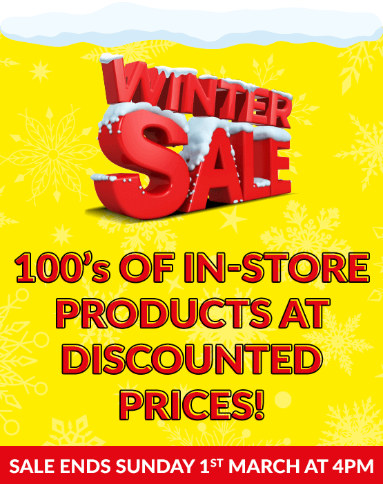 Winter Sale - now on