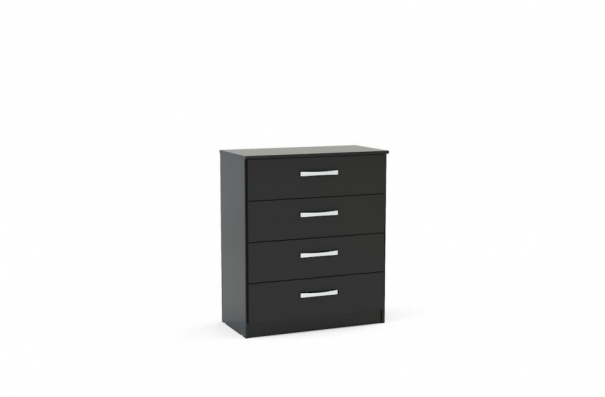 Birlea - Lynx 4 Drawers Chest - Black