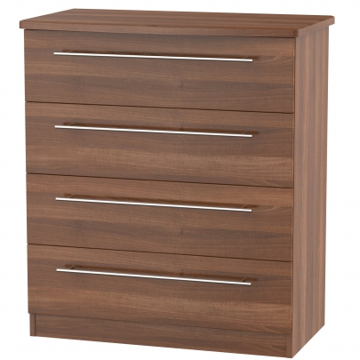 Welcome Furniture - Sherwood - 4Drw Chest - Multiple colours available - White