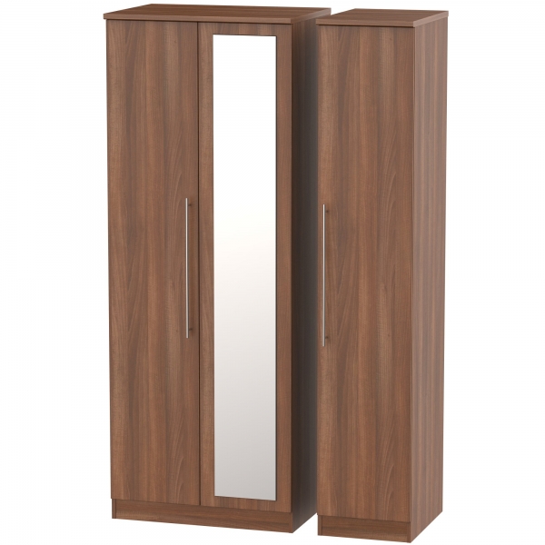 Sherwood - Tall Triple Mirror Wardrobe - Multiple colours available