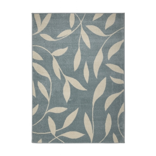 Echo Rug - Leaf Blue