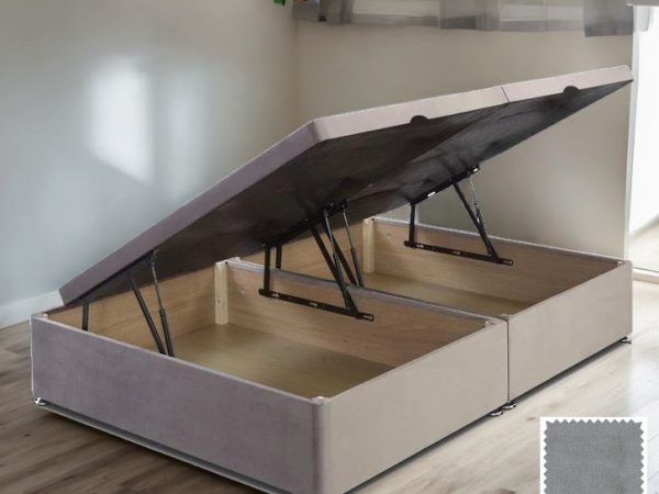 DeepSleep Side Ottoman Base - Verona Silver