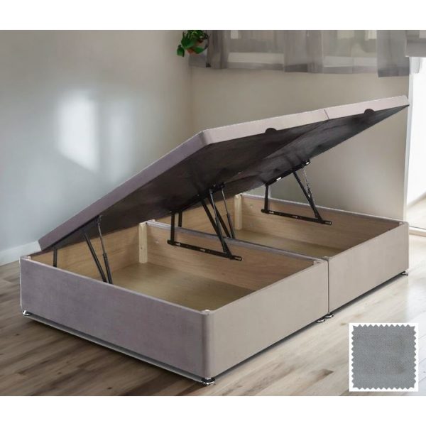 DeepSleep Side Ottoman Base - Verona Silver